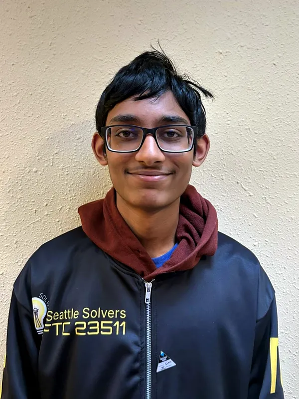 Arush in the team jacket