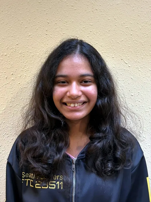 Sarannya in the team jacket